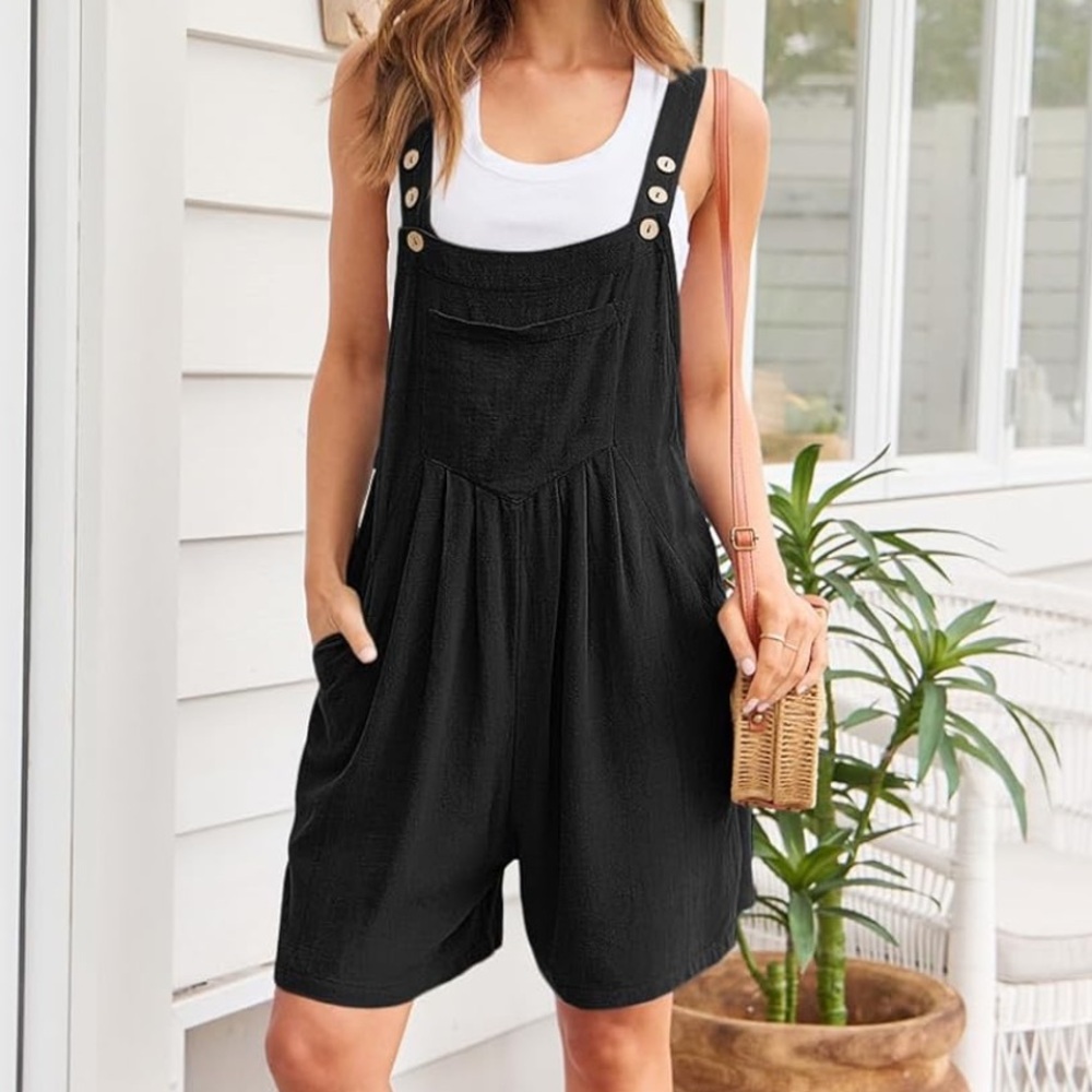 overall shorts